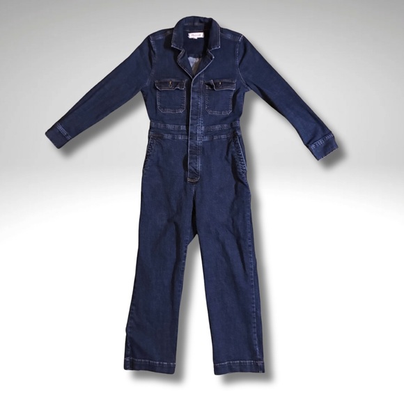 Madewell Pants - Madewell Denim Slim Dark Wash Coverall Jumpsuit | Size 2